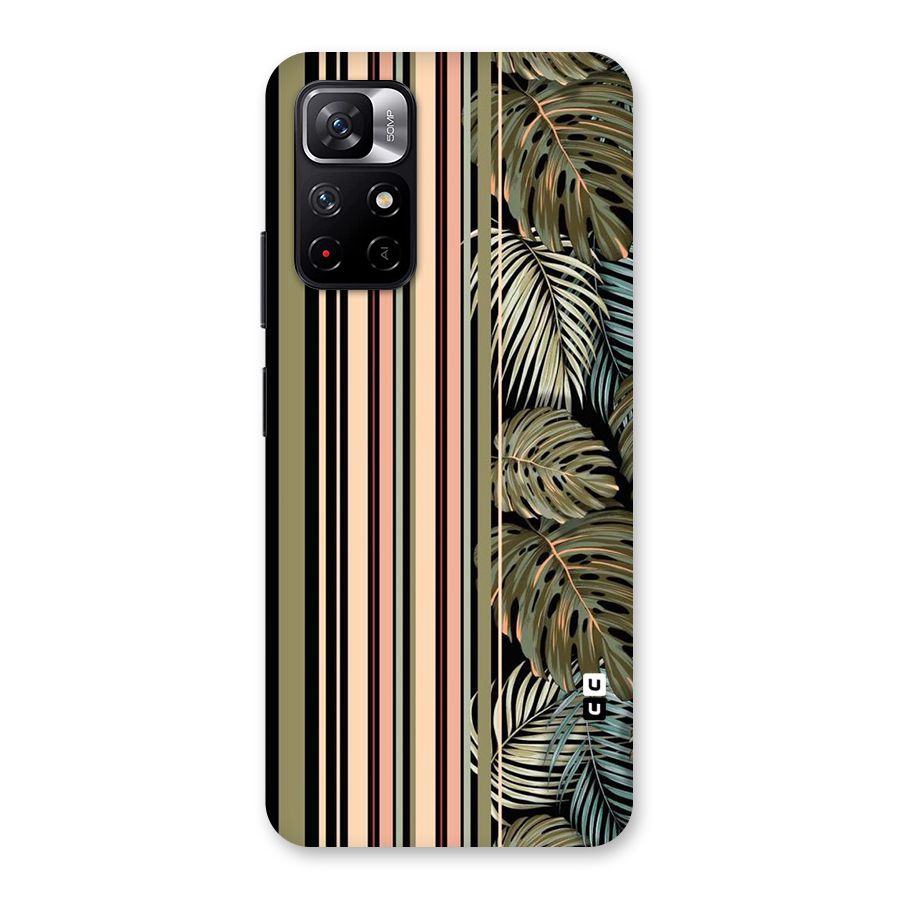 Visual Art Leafs Back Case for Redmi Note 11T 5G