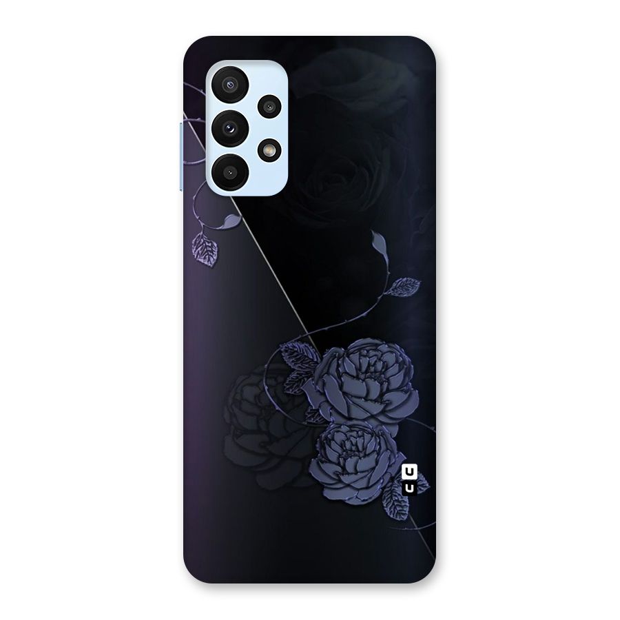 Voilet Floral Design Back Case for Galaxy A23