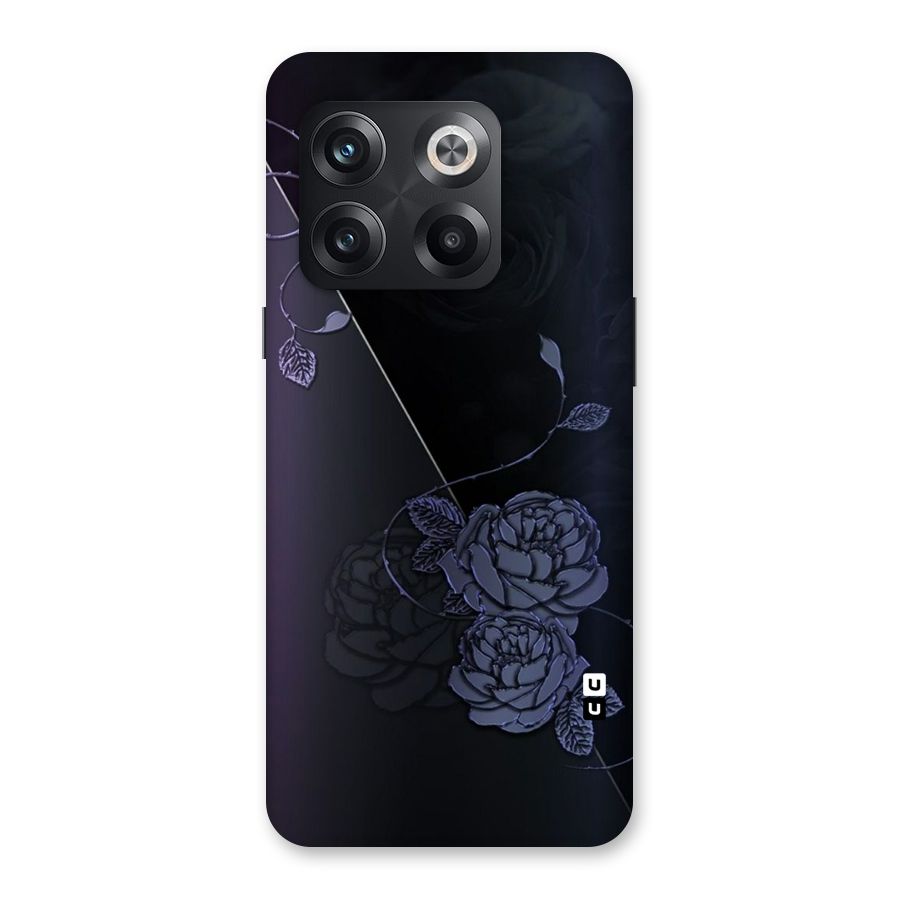 Voilet Floral Design Back Case for OnePlus 10T