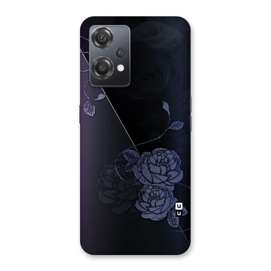 Voilet Floral Design Back Case for OnePlus Nord CE 2 Lite 5G