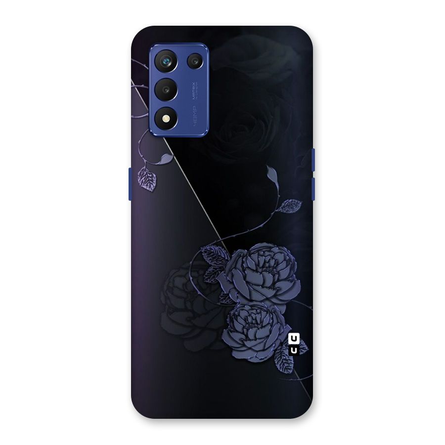 Voilet Floral Design Back Case for Realme 9 5G Speed