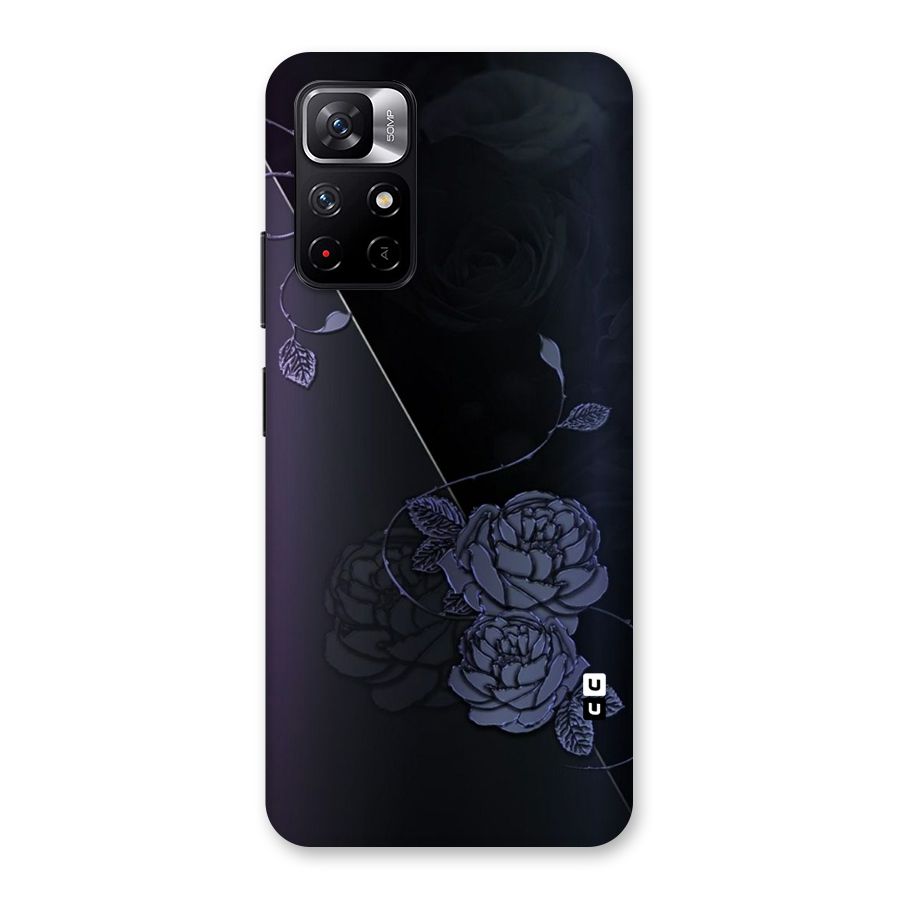 Voilet Floral Design Back Case for Redmi Note 11T 5G