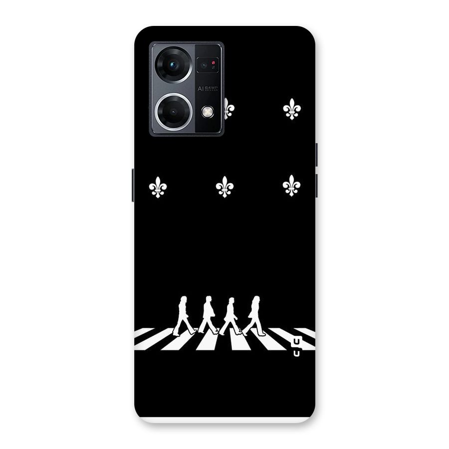 Walking Four Glass Back Case for Oppo F21 Pro 5G