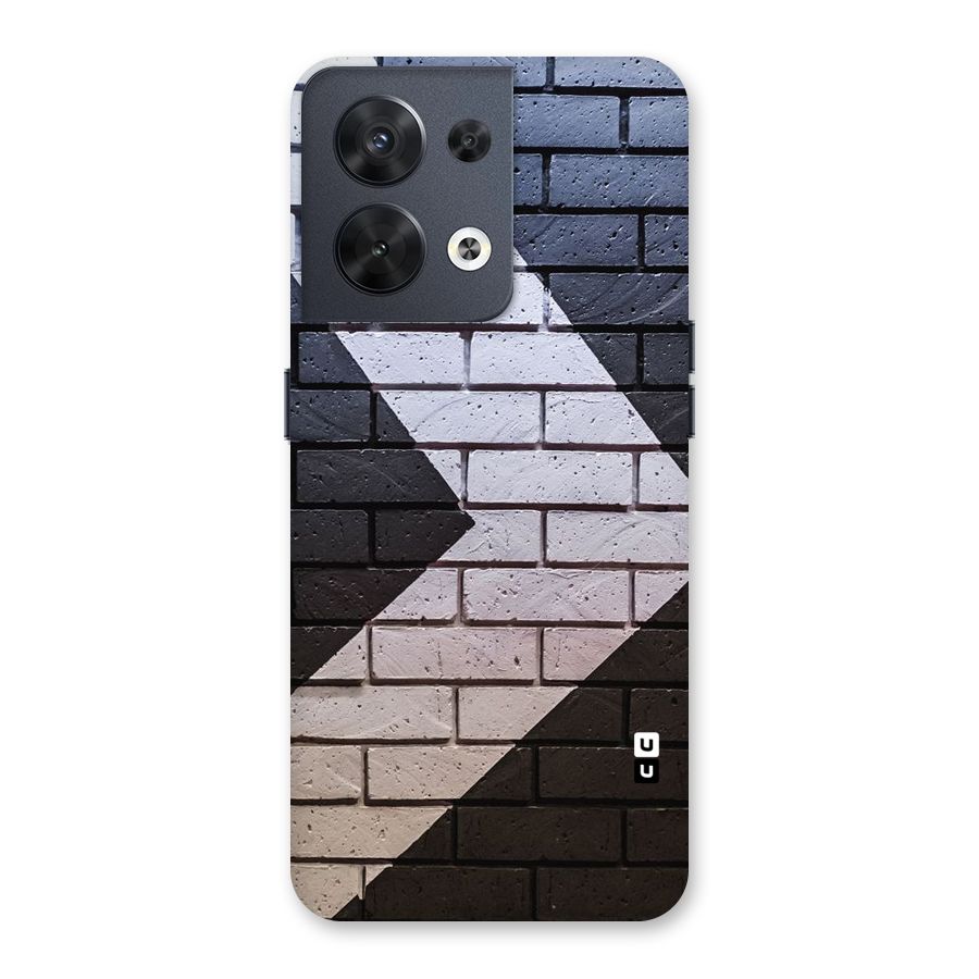 Wall Arrow Design Back Case for Oppo Reno8 5G