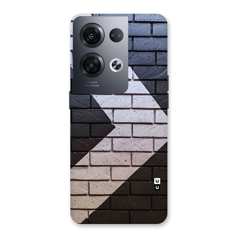 Wall Arrow Design Back Case for Oppo Reno8 Pro 5G