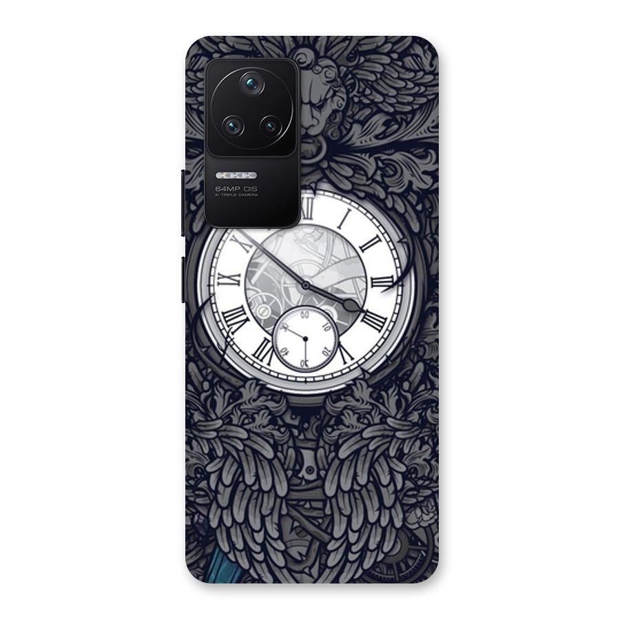 Wall Clock Back Case for Poco F4 5G