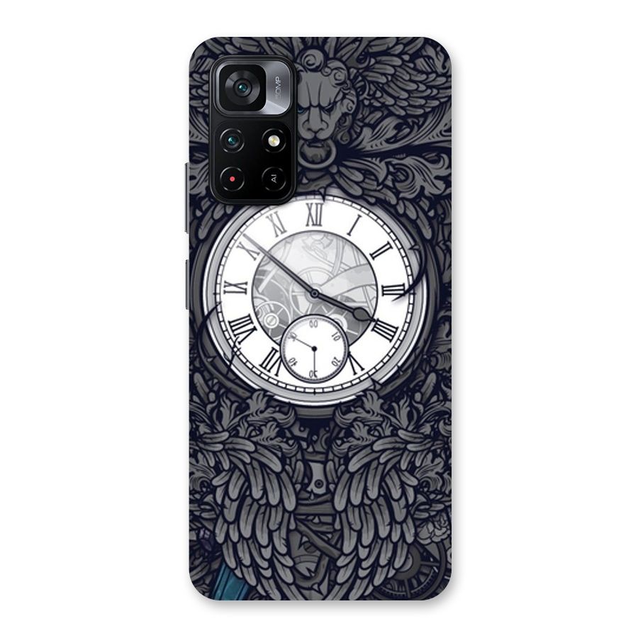 Wall Clock Back Case for Poco M4 Pro 5G