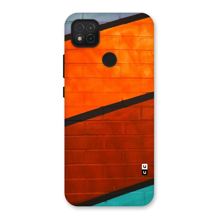 Wall Diagonal Stripes Back Case for Redmi 9 Activ