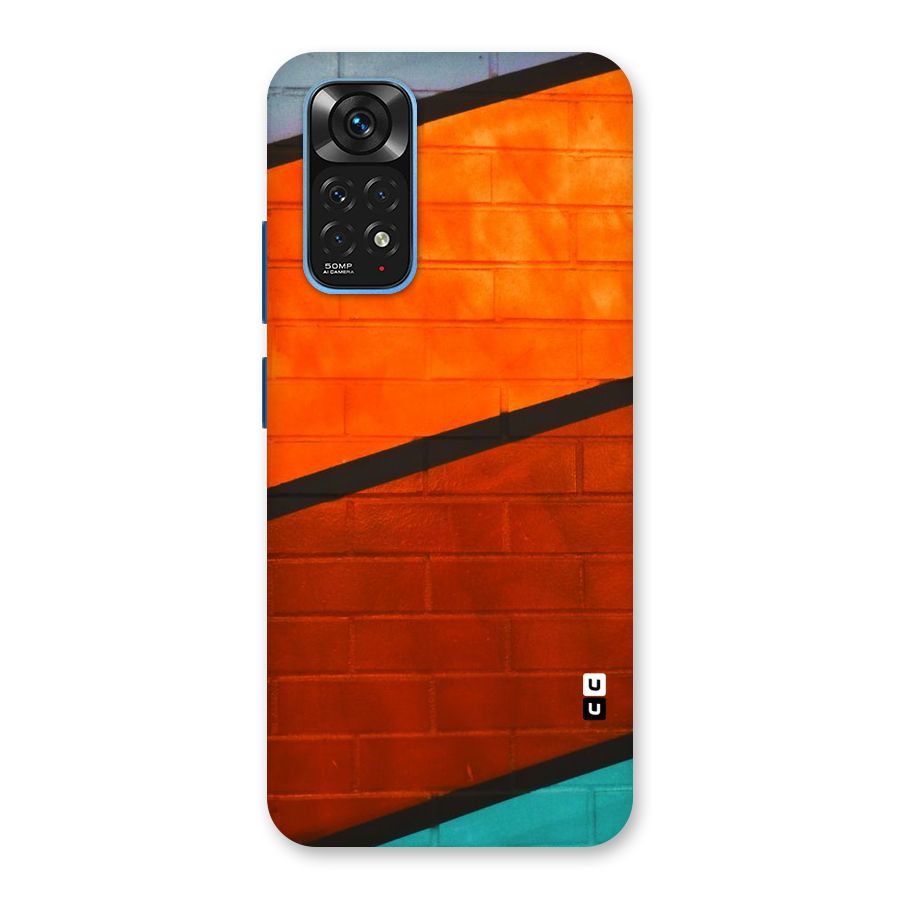 Wall Diagonal Stripes Back Case for Redmi Note 11S
