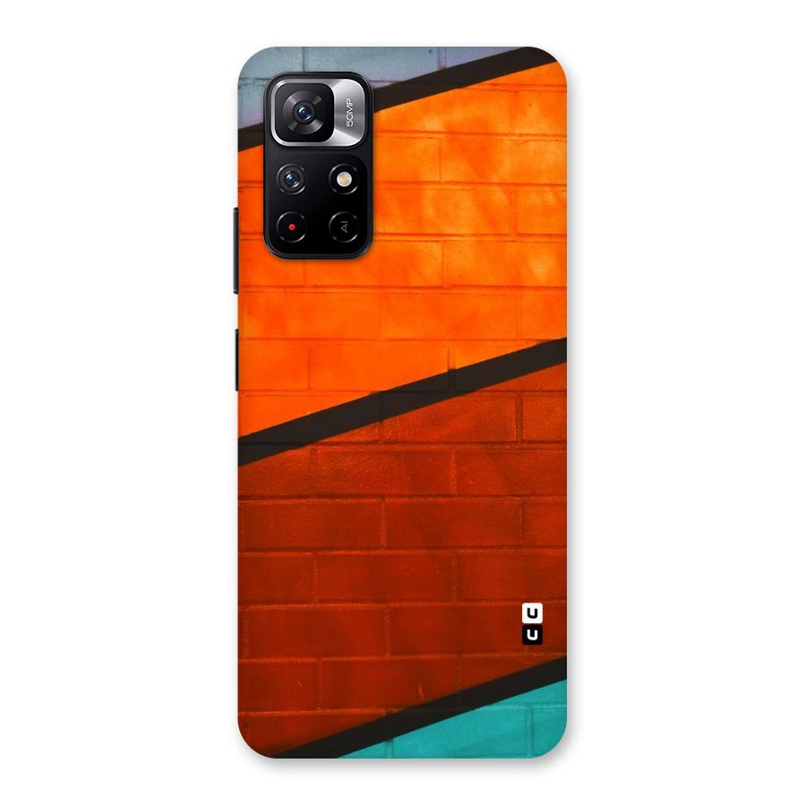 Wall Diagonal Stripes Back Case for Redmi Note 11T 5G