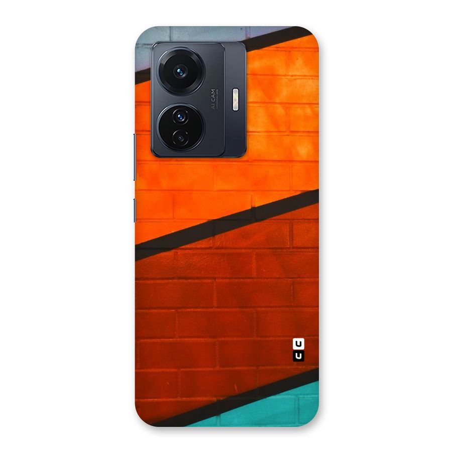 Wall Diagonal Stripes Back Case for Vivo T1 Pro