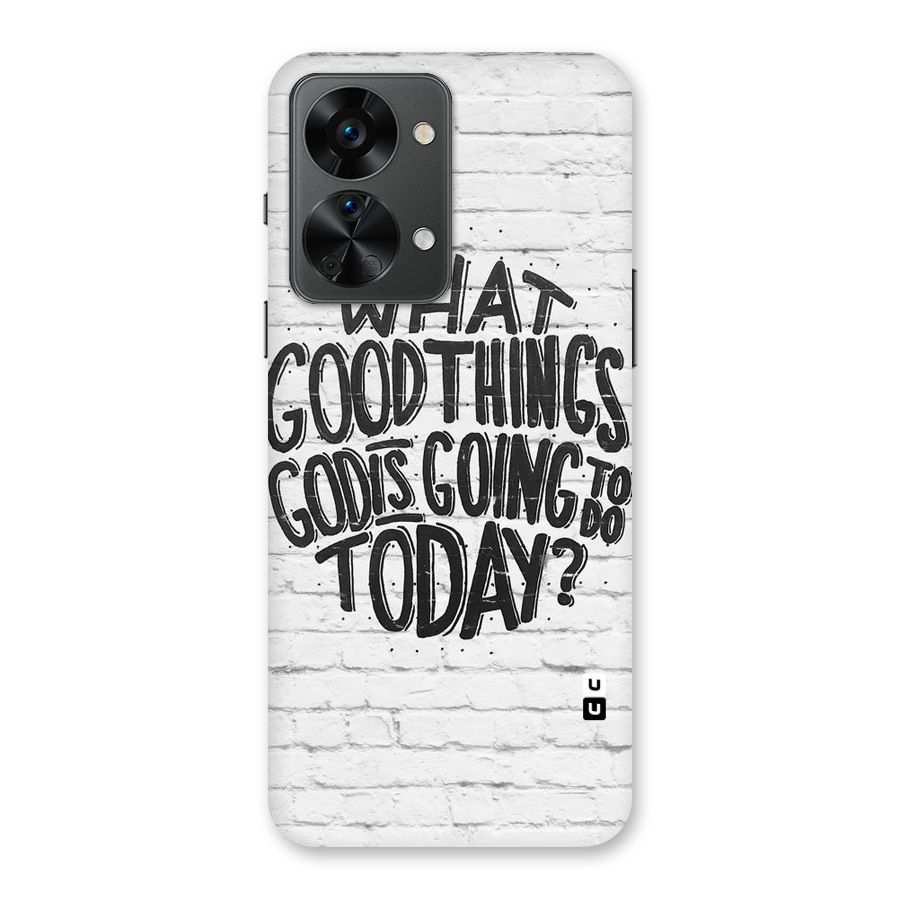 Wall Good Back Case for OnePlus Nord 2T