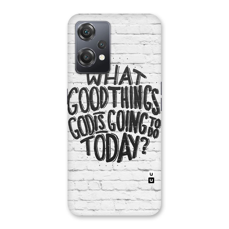 Wall Good Back Case for OnePlus Nord CE 2 Lite 5G