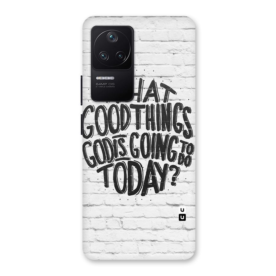 Wall Good Back Case for Poco F4 5G