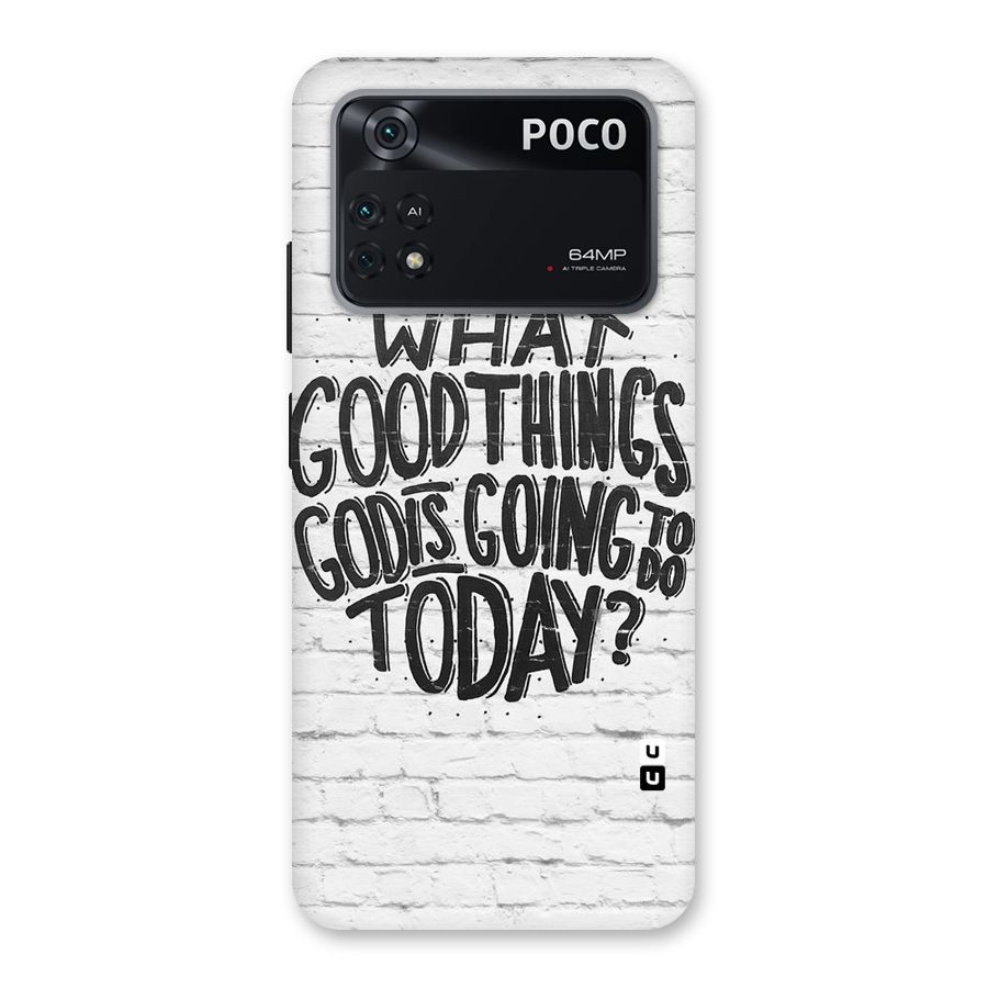 Wall Good Back Case for Poco M4 Pro 4G