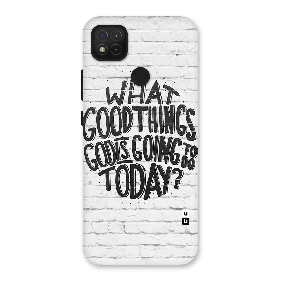 Wall Good Back Case for Redmi 9 Activ