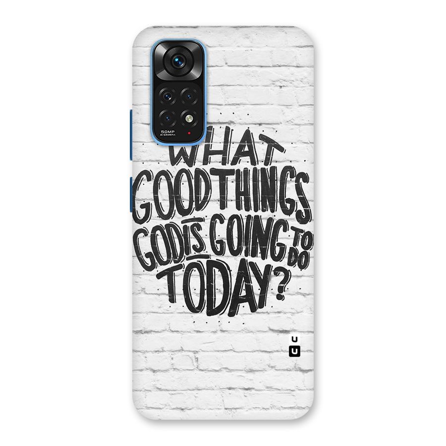 Wall Good Back Case for Redmi Note 11S