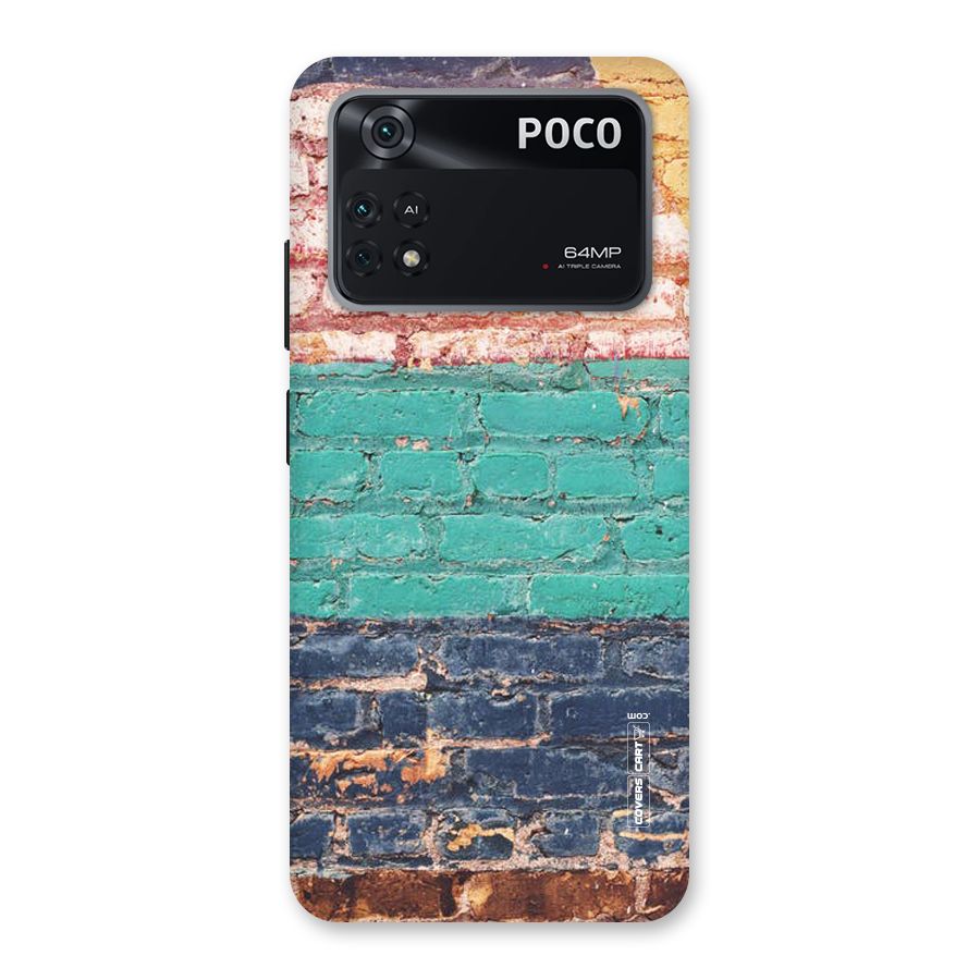 Wall Grafitty Back Case for Poco M4 Pro 4G