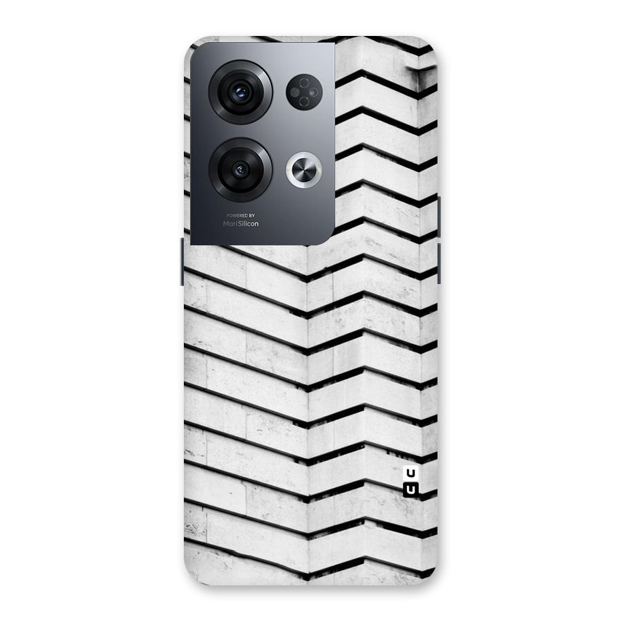 Wall Zig Zag Back Case for Oppo Reno8 Pro 5G