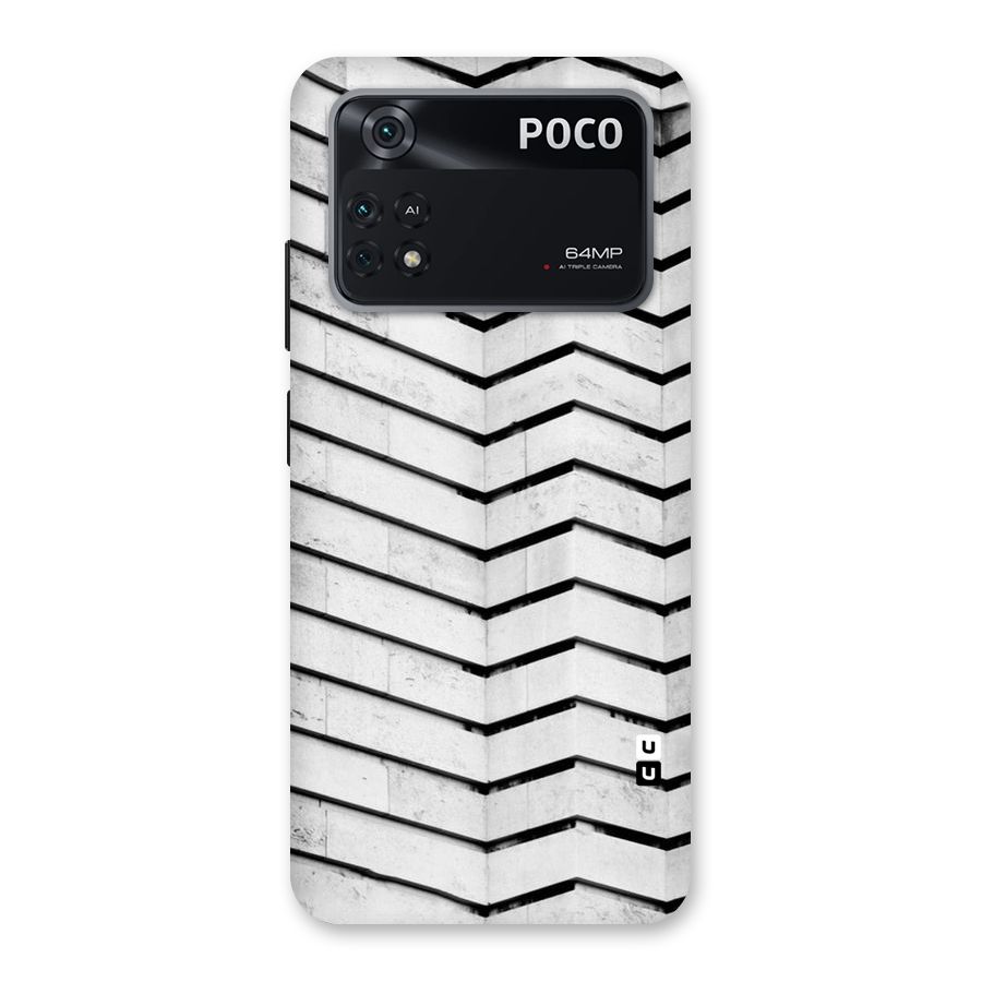 Wall Zig Zag Back Case for Poco M4 Pro 4G