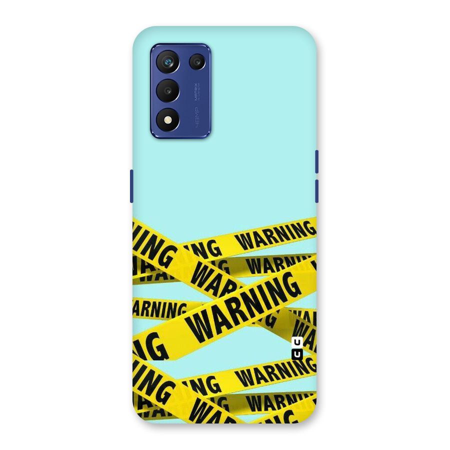 Warning Design Back Case for Realme 9 5G Speed