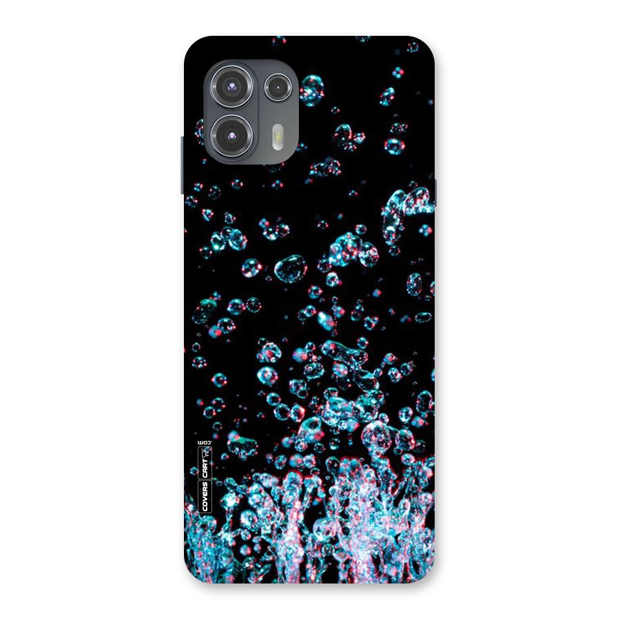 Water Droplets Back Case for Motorola Edge 20 Fusion