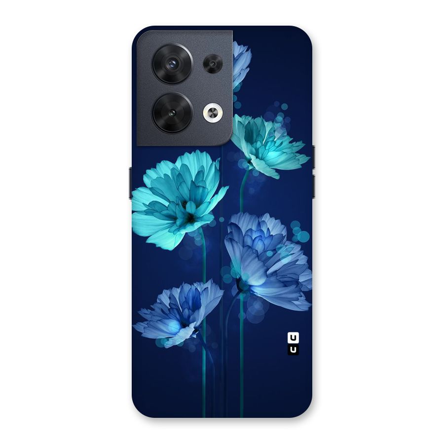 Water Flowers Back Case for Oppo Reno8 5G