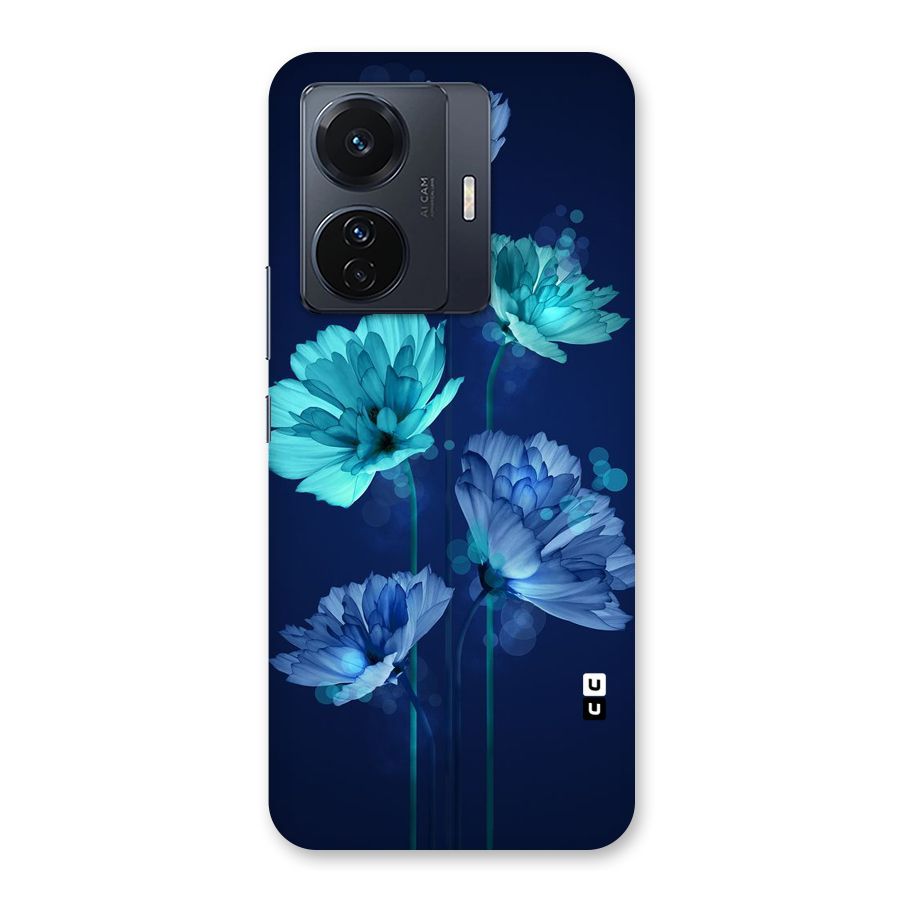 Water Flowers Back Case for Vivo T1 Pro