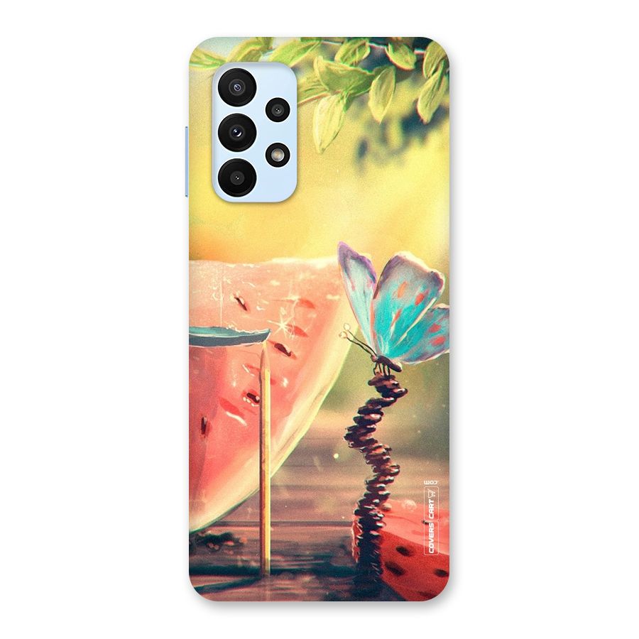 Watermelon Butterfly Back Case for Galaxy A23