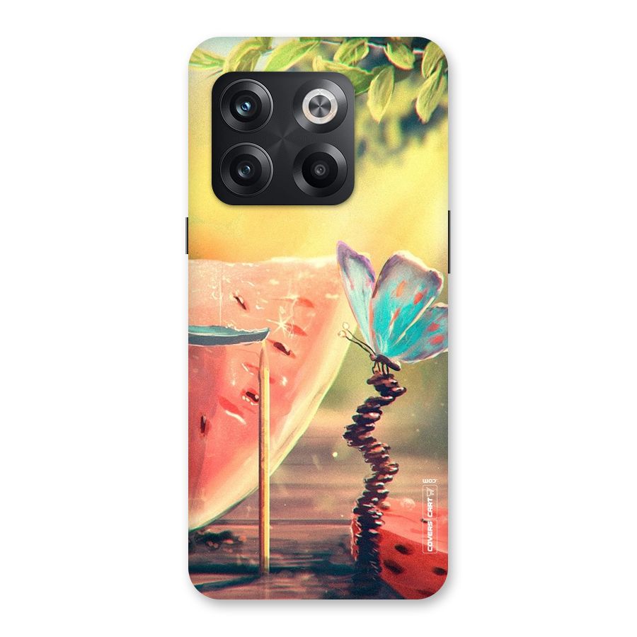 Watermelon Butterfly Back Case for OnePlus 10T