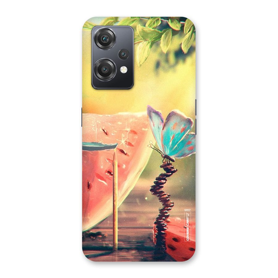 Watermelon Butterfly Back Case for OnePlus Nord CE 2 Lite 5G
