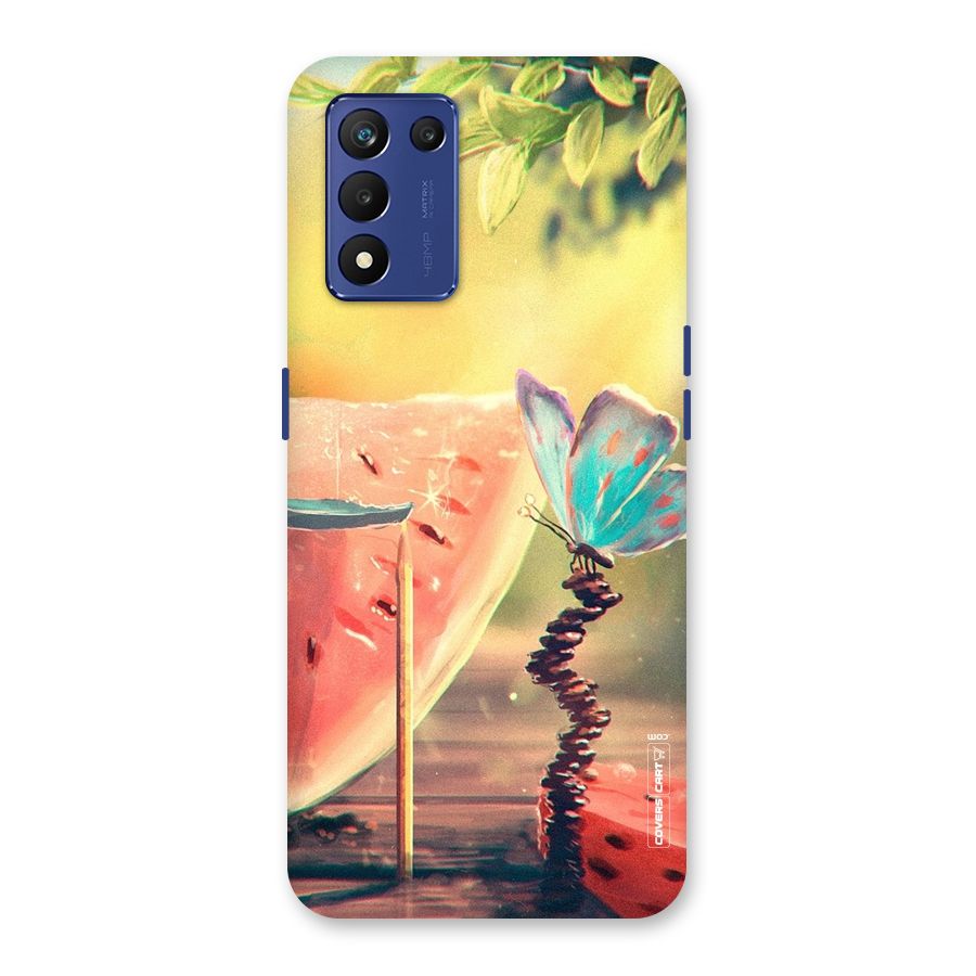 Watermelon Butterfly Back Case for Realme 9 5G Speed