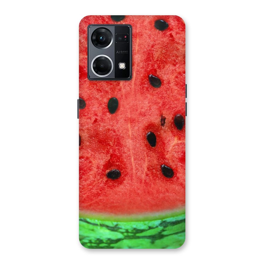 Watermelon Design Glass Back Case for Oppo F21 Pro 5G