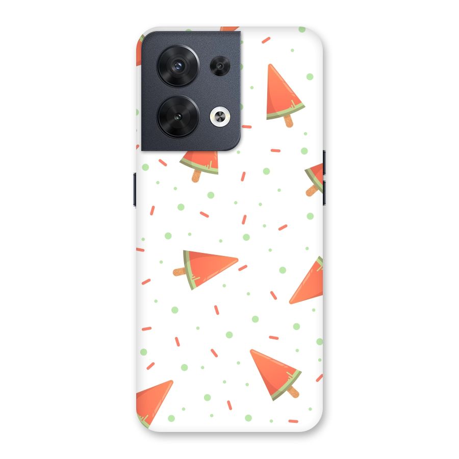 Watermelon Ice Creams Back Case for Oppo Reno8 5G
