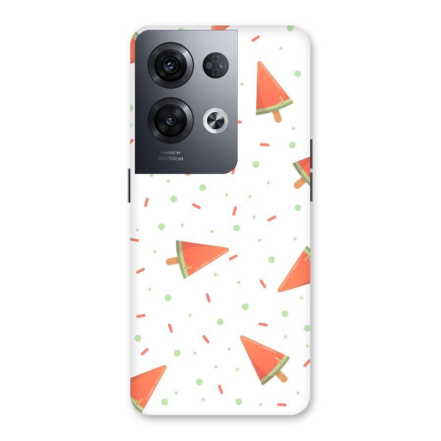 Watermelon Ice Creams Back Case for Oppo Reno8 Pro 5G