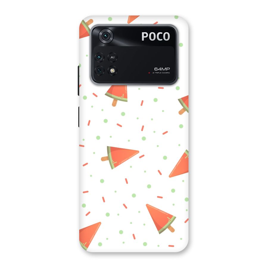 Watermelon Ice Creams Back Case for Poco M4 Pro 4G