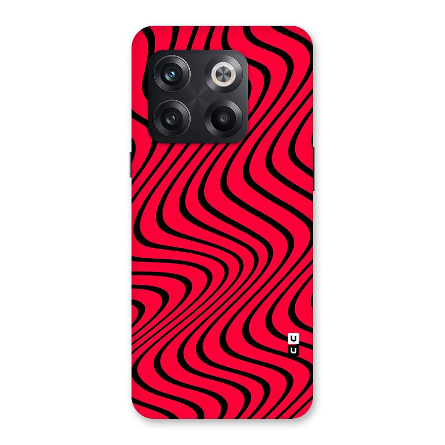 Waves Pattern Print Back Case for OnePlus 10T