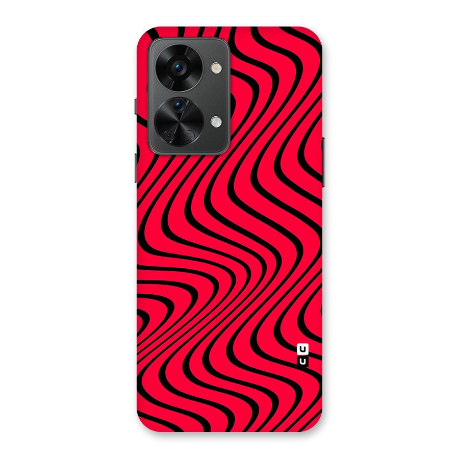 Waves Pattern Print Back Case for OnePlus Nord 2T