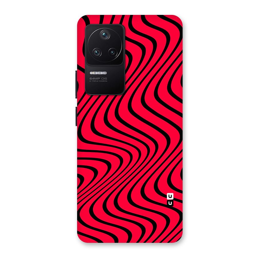Waves Pattern Print Back Case for Poco F4 5G