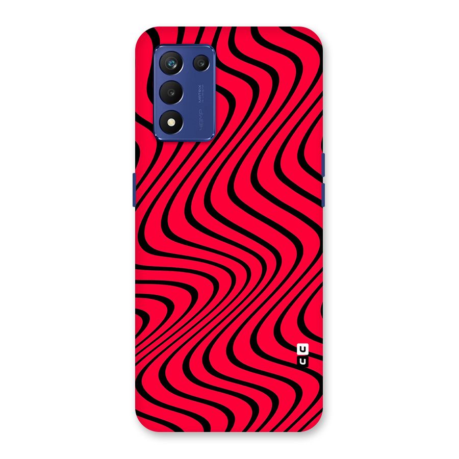 Waves Pattern Print Back Case for Realme 9 5G Speed