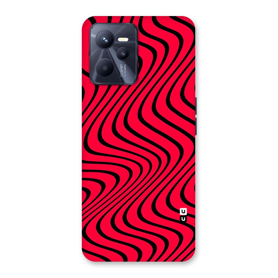 Waves Pattern Print Back Case for Realme C35