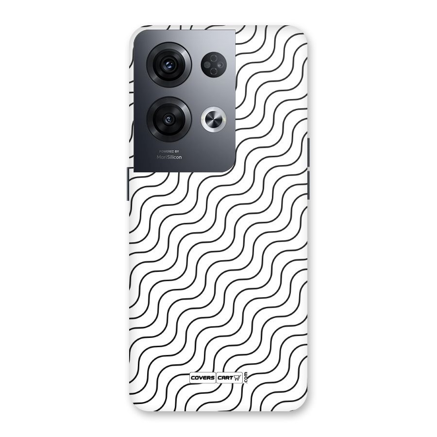 Wavy Pattern Back Case for Oppo Reno8 Pro 5G