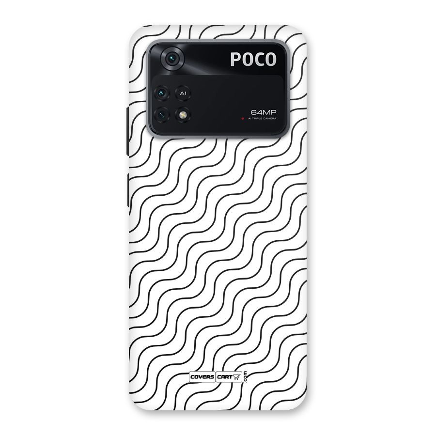 Wavy Pattern Back Case for Poco M4 Pro 4G