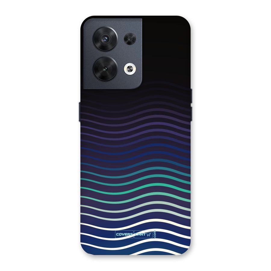 Wavy Stripes Back Case for Oppo Reno8 5G