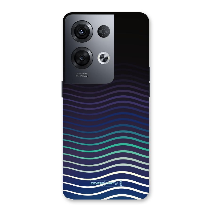 Wavy Stripes Back Case for Oppo Reno8 Pro 5G