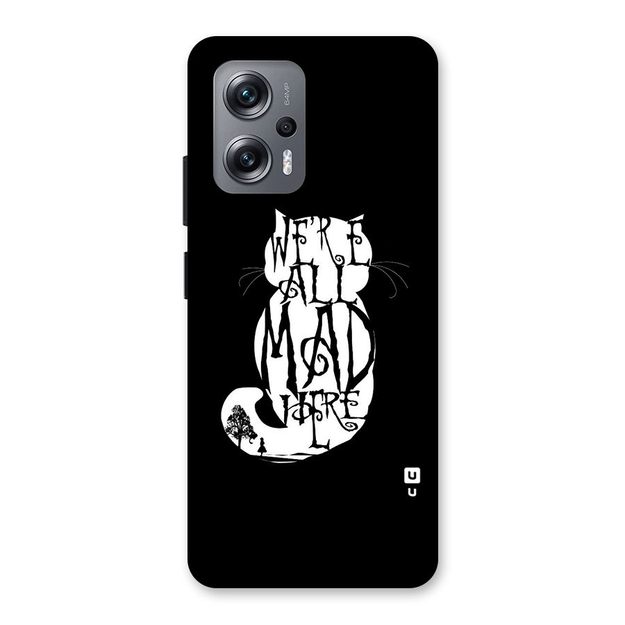 We All Mad Here Back Case for Redmi K50i