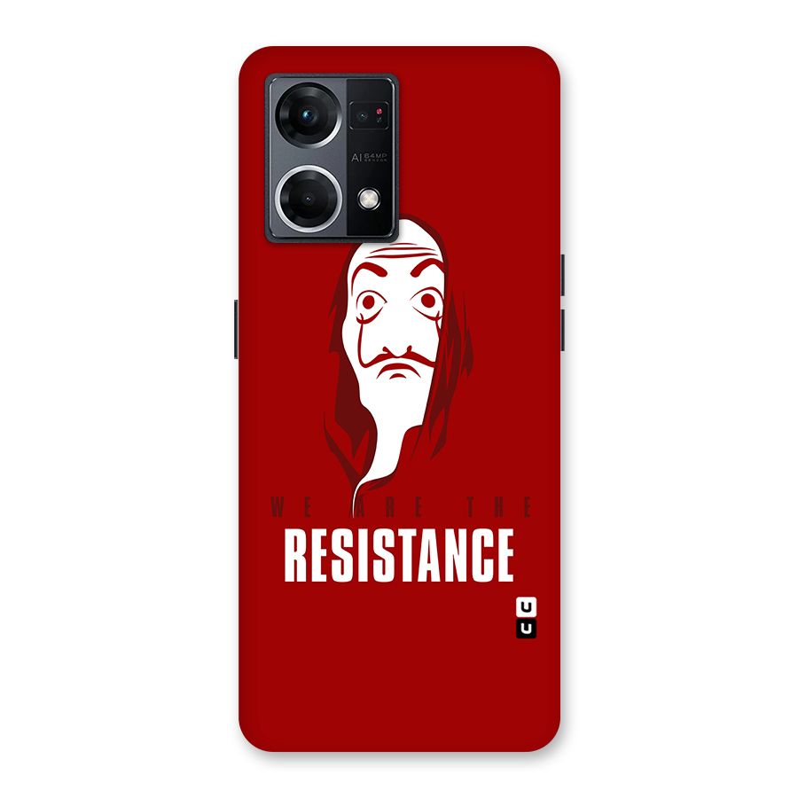 We Are Resistance Glass Back Case for Oppo F21 Pro 5G