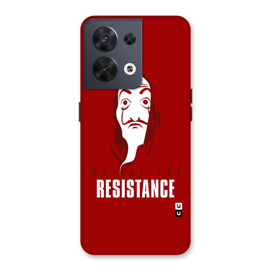 We Are Resistance Back Case for Oppo Reno8 5G