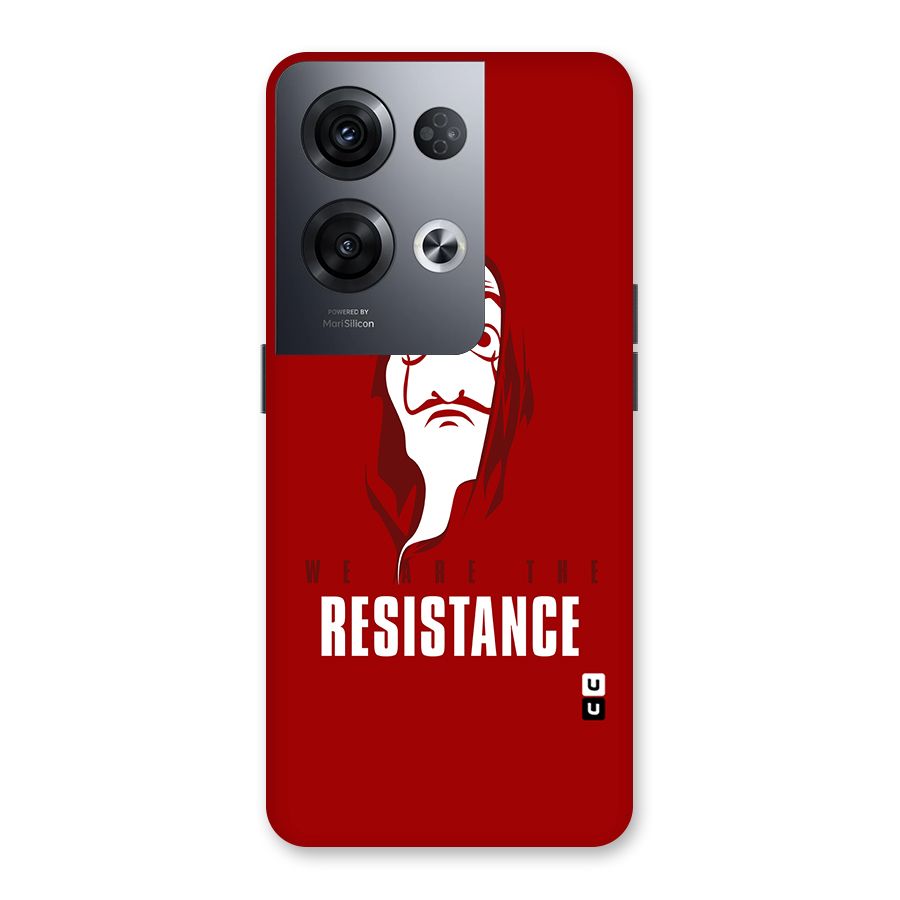 We Are Resistance Back Case for Oppo Reno8 Pro 5G