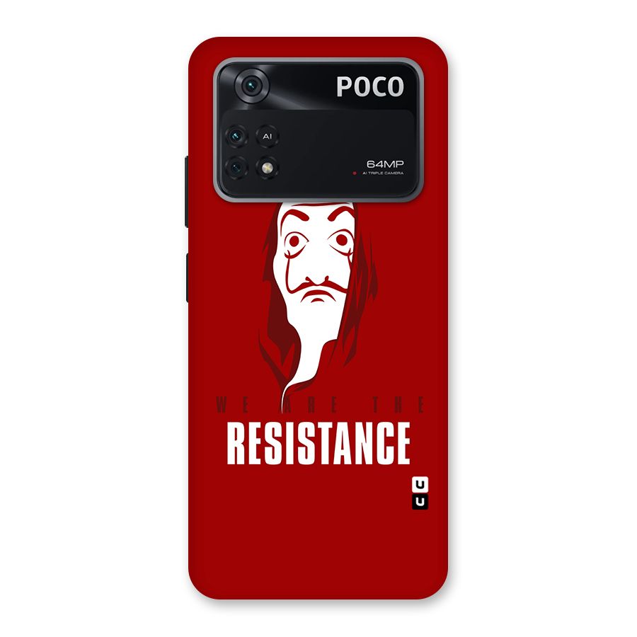 We Are Resistance Back Case for Poco M4 Pro 4G